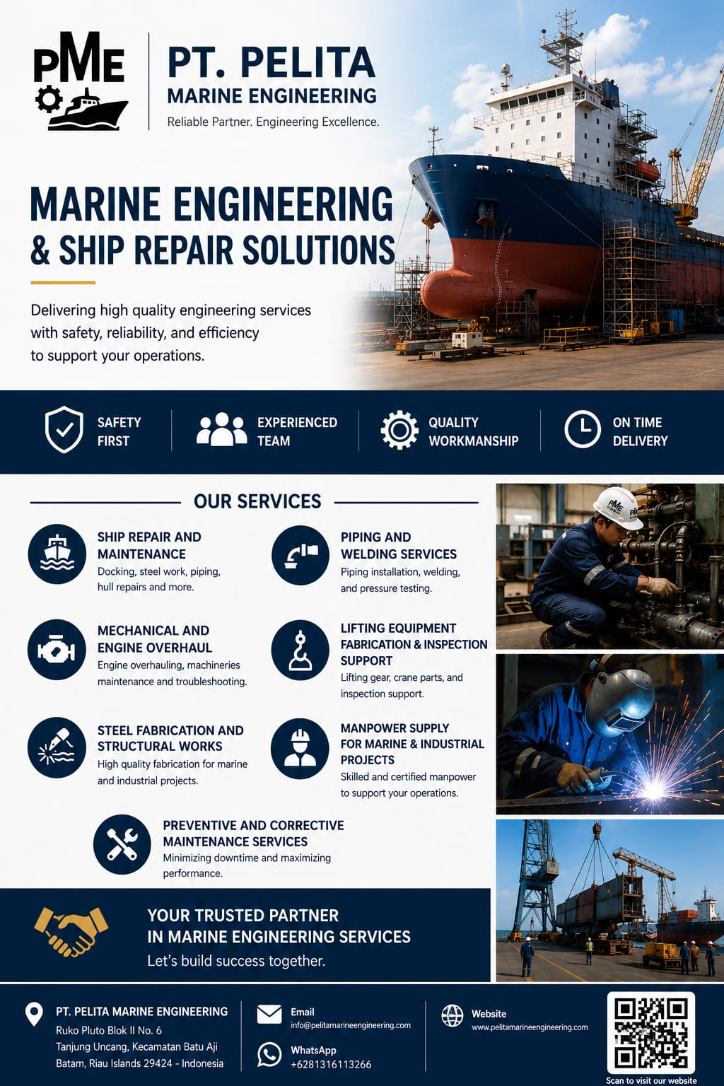 PT. Pelita Marine Engineering Logo